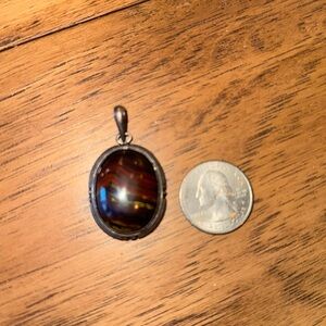 Sterling Silver stone pendant